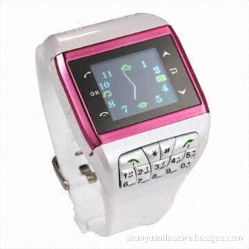 Watch Cell Phone with Dual-SIM Card, Bluetooth and Camera